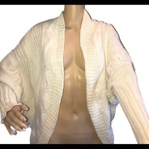 Cream winter cardigan